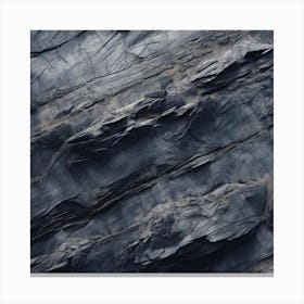 Texture Of A Rugged Mountain Canvas Print