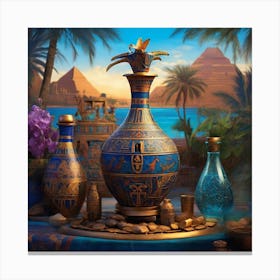 Egyptian Vase 2 Canvas Print