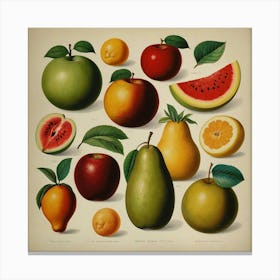 Fruits Of The World Canvas Print