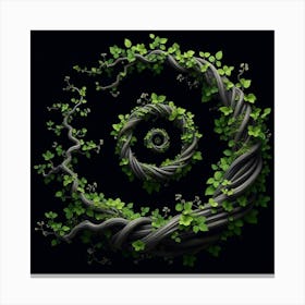 Spiral Ivy Canvas Print