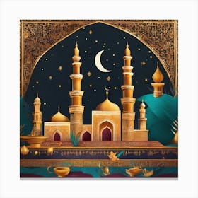 Ramadan Background Canvas Print