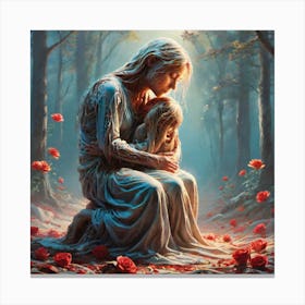 Mother Of Roses Canvas Print