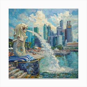 Singapore Cityscape Canvas Print