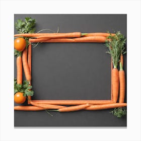 Carrots Frame 2 Canvas Print