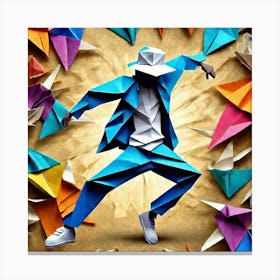 Origami Dancer 81 Canvas Print