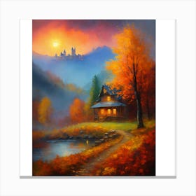 Autumn In The Mountains Canvas Print