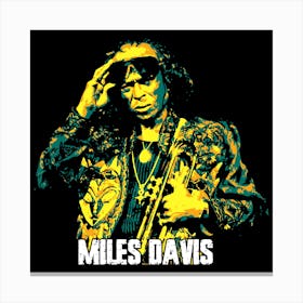 Miles Davis Pop Art Canvas Print