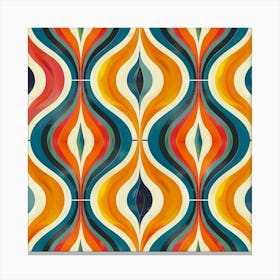 Wavy Pattern Canvas Print