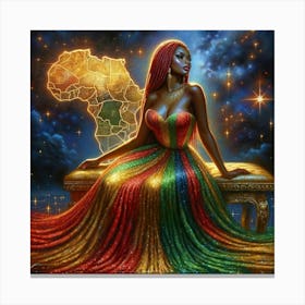 African Woman 10 Canvas Print