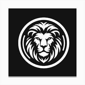 Lion Head Logo Canvas Print