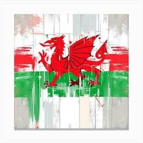 Wales Flag 2 Canvas Print