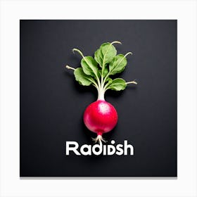 Radiish Canvas Print