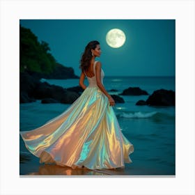 Full Moon Canvas Print