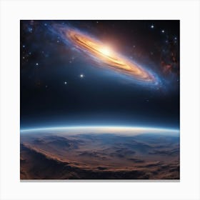 View From Space Canvas Print