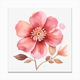 Watercolor Flower 2 Canvas Print