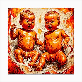 Twins Canvas Print