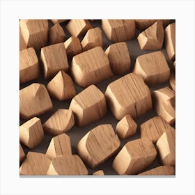 Wooden Blocks 1 Canvas Print