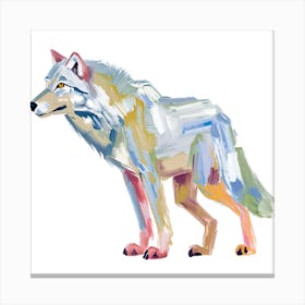 Arctic Wolf 01 1 Canvas Print