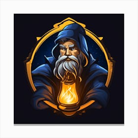 Wizard With Lantern Canvas Print