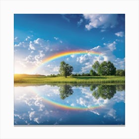 Rainbow In The Sky 2 Canvas Print