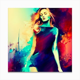 Fashion Illustration Canvas Print