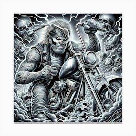 Skulduggery Canvas Print