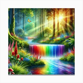 Rainbow Forest 7 Canvas Print