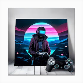 Vr Gamer 2 Canvas Print