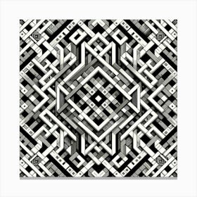 Abstract Pattern Vector Illustration Canvas Print