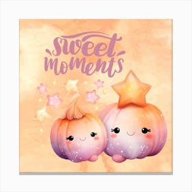 Sweet Moments little pumpkins Canvas Print