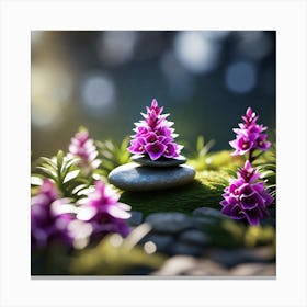 Purple Orchids 1 Canvas Print