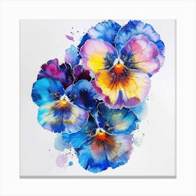 Pansies 2 Canvas Print