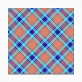 Plaid Background 1 Canvas Print