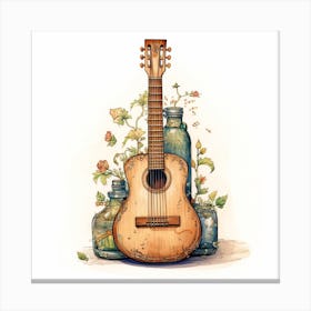 Acoustic Guitar Canvas Print