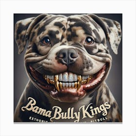 Bama Bully Kings 3 Canvas Print