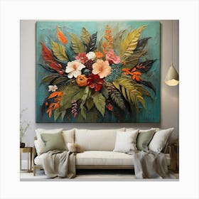 Jungle Bouquet 2 Canvas Print