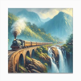 Train Ride Canvas Print