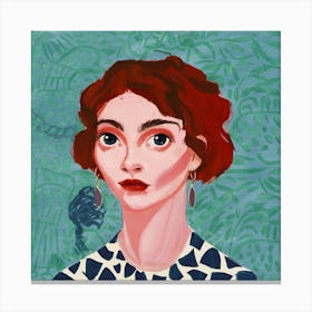 Portrait Of A Woman 112 Canvas Print