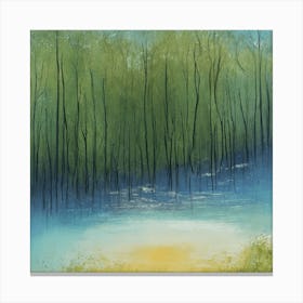 Blue Lake Matiss Canvas Print