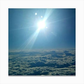 Sun Above Clouds Canvas Print