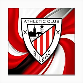 Athletic Club Bilbao Logo Wall Art 6 Canvas Print