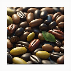 Coffee Beans 298 Canvas Print