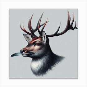 Deer 10 Canvas Print