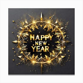 Happy New Year 37 Canvas Print