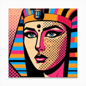 Pop Egyptian Dina Starlume Canvas Print