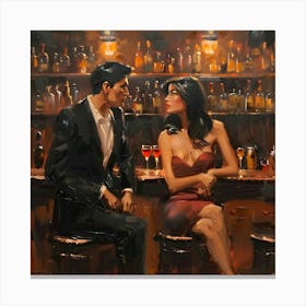 Intimate Conversations. Canvas Print