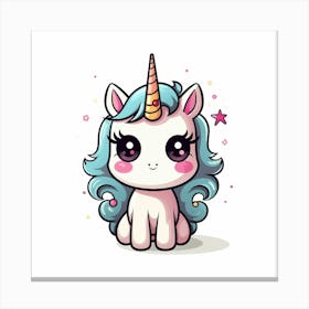 Cute Unicorn 564 Canvas Print