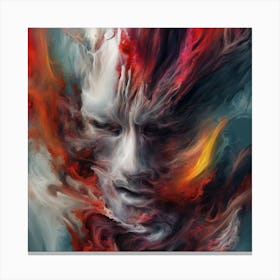 Emotional Pain - Fury Canvas Print