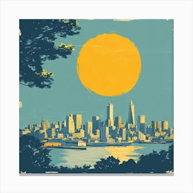 San Francisco Skyline Canvas Print Art Canvas Print