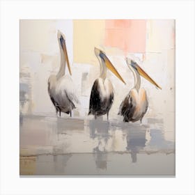 Serene Pelican Harbor 2 Canvas Print